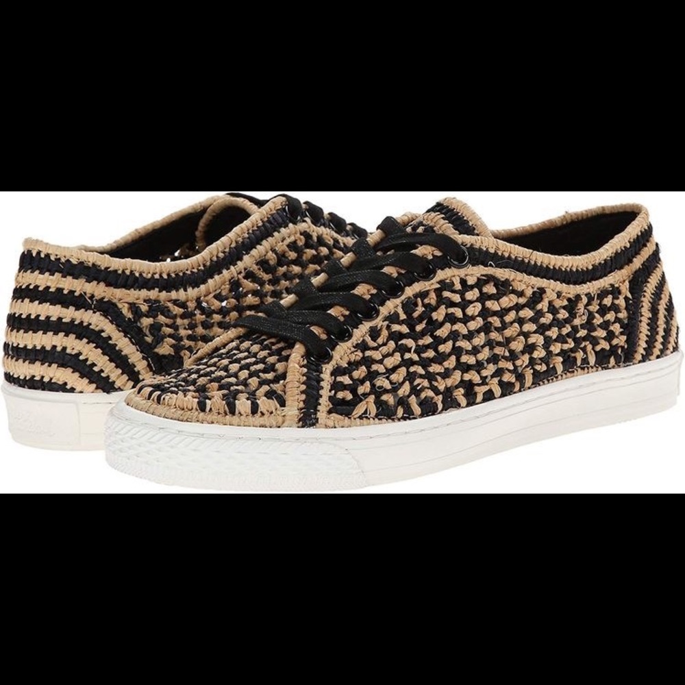Loeffler Randall Cora Raffia sneakers